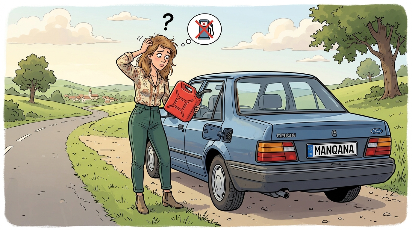 Ford Orion. Как слить бензин из бака