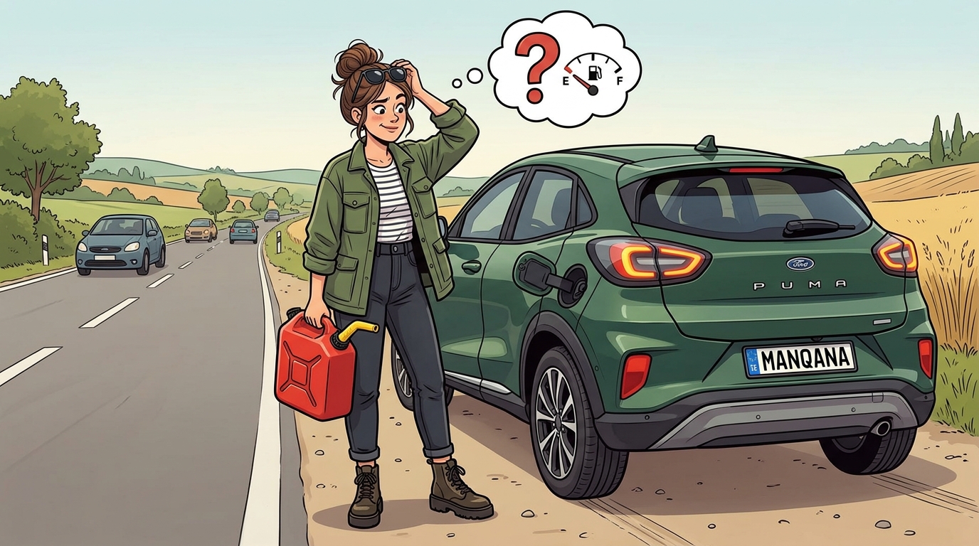 Ford Puma. Как слить бензин из бака