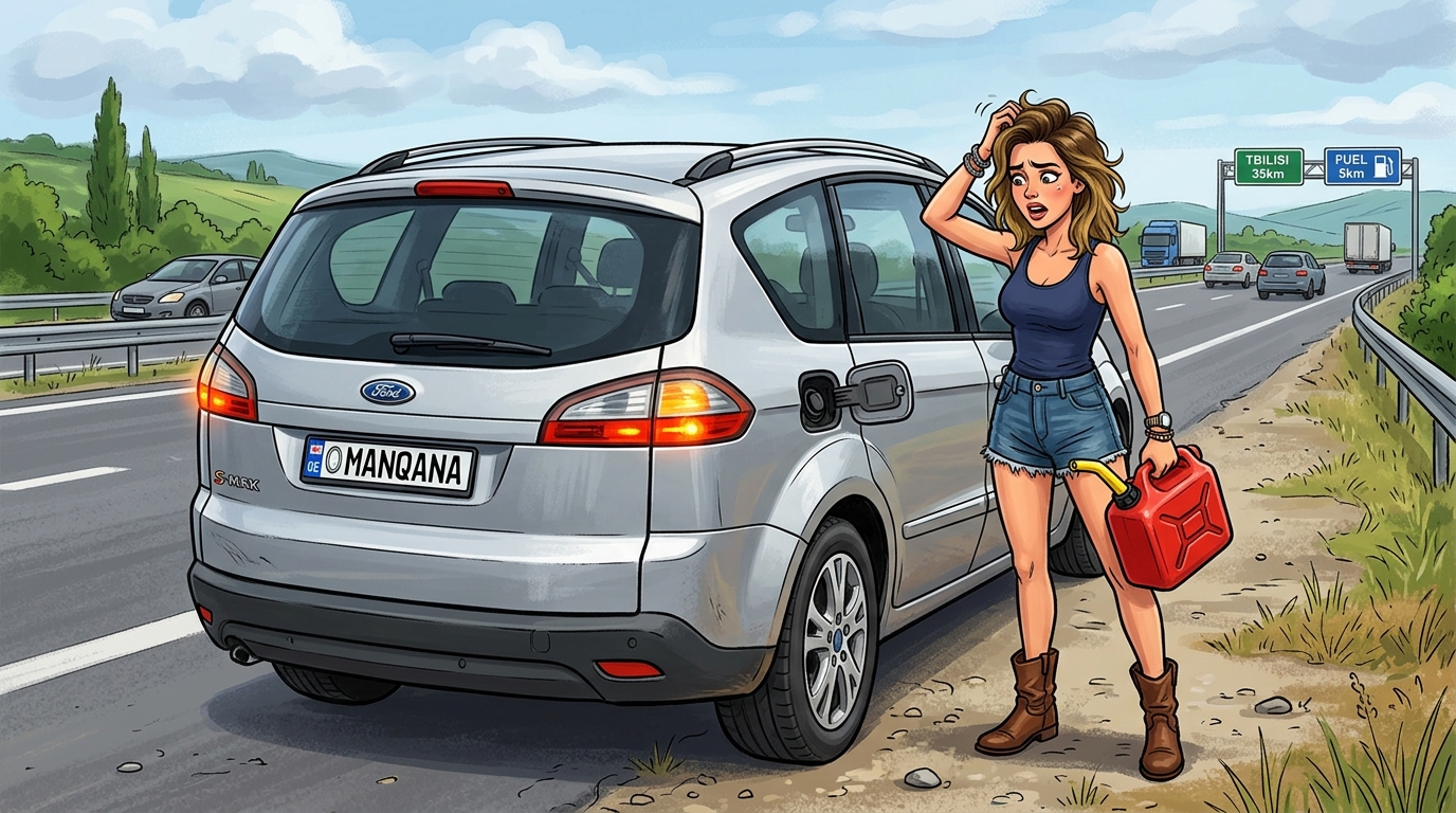 Ford S-MAX. Как слить бензин из бака