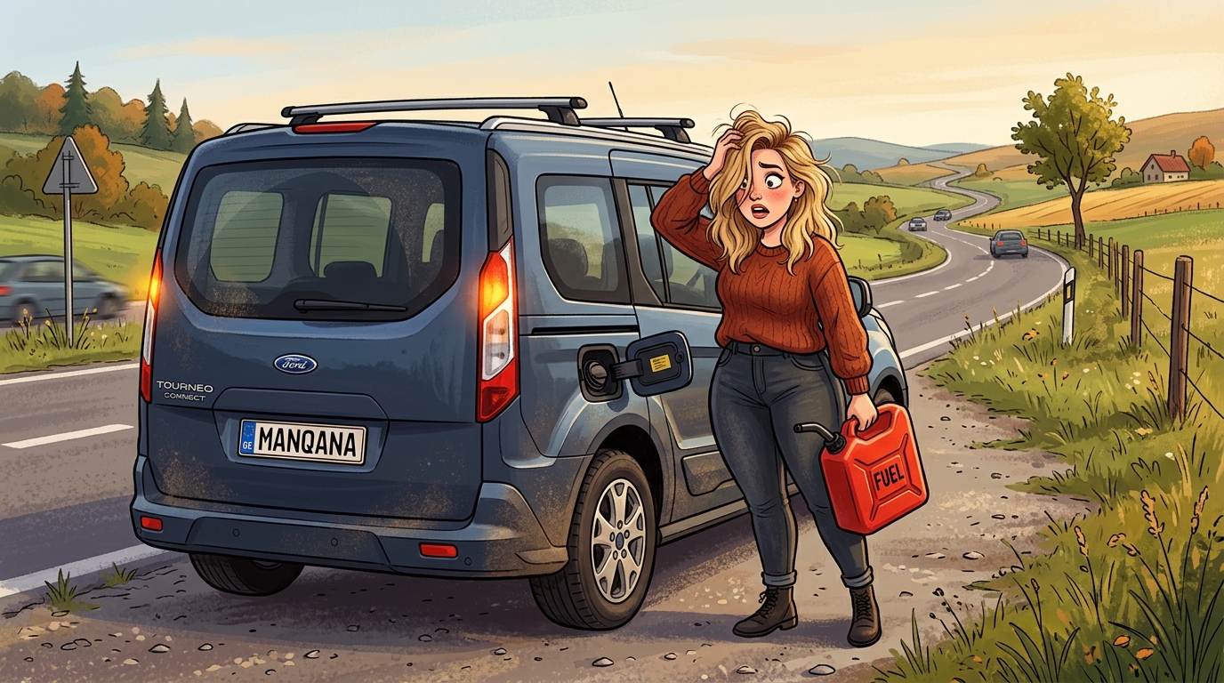 Ford Tourneo Connect. Как слить бензин из бака Ford