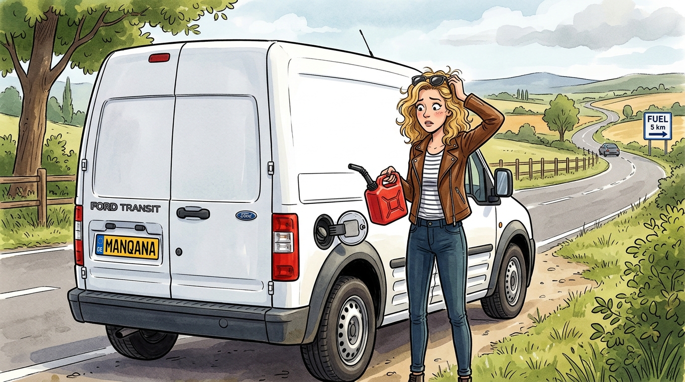 Ford Transit. Как слить бензин из бака