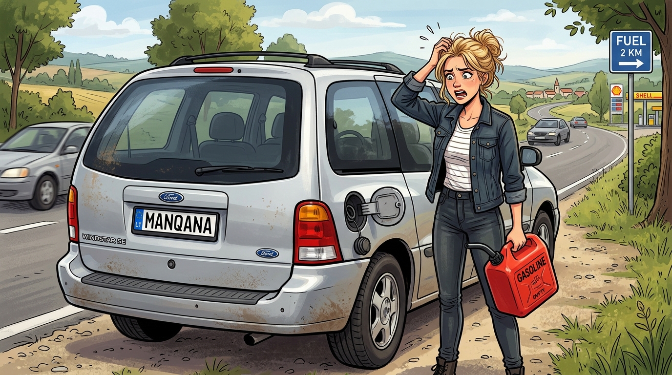 Ford Windstar. Как слить бензин из бака