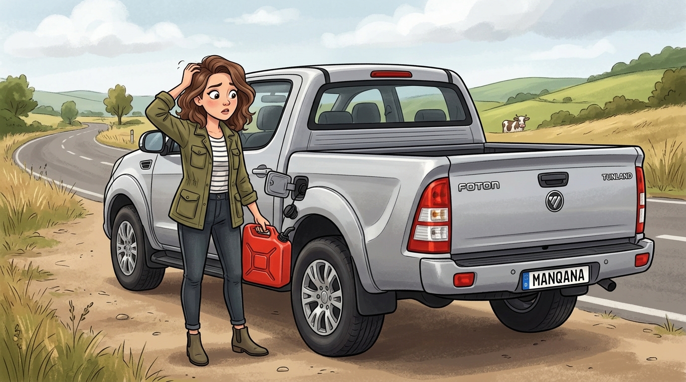 Foton Tunland. Как слить бензин из бака