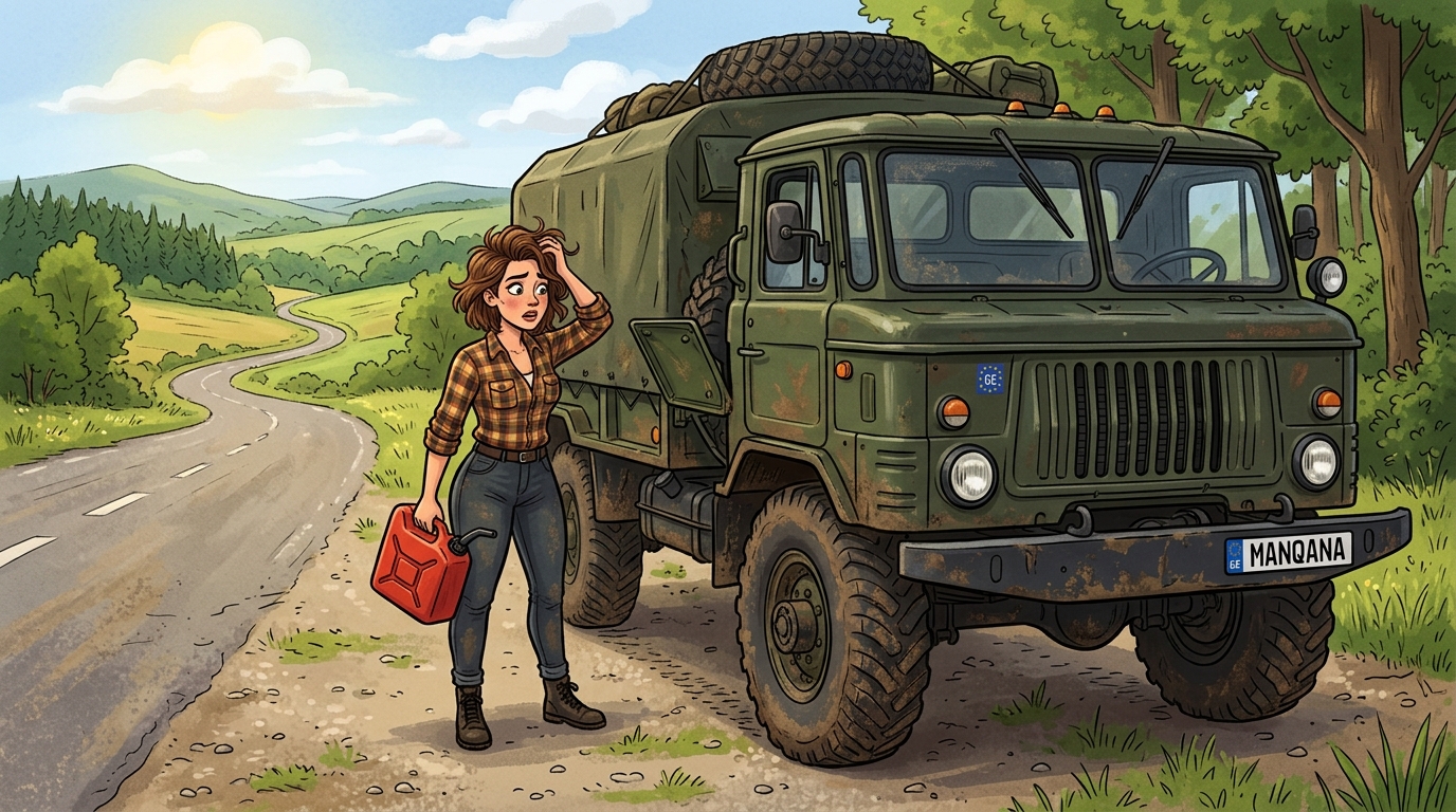 GAZ 66. Как слить бензин из бака