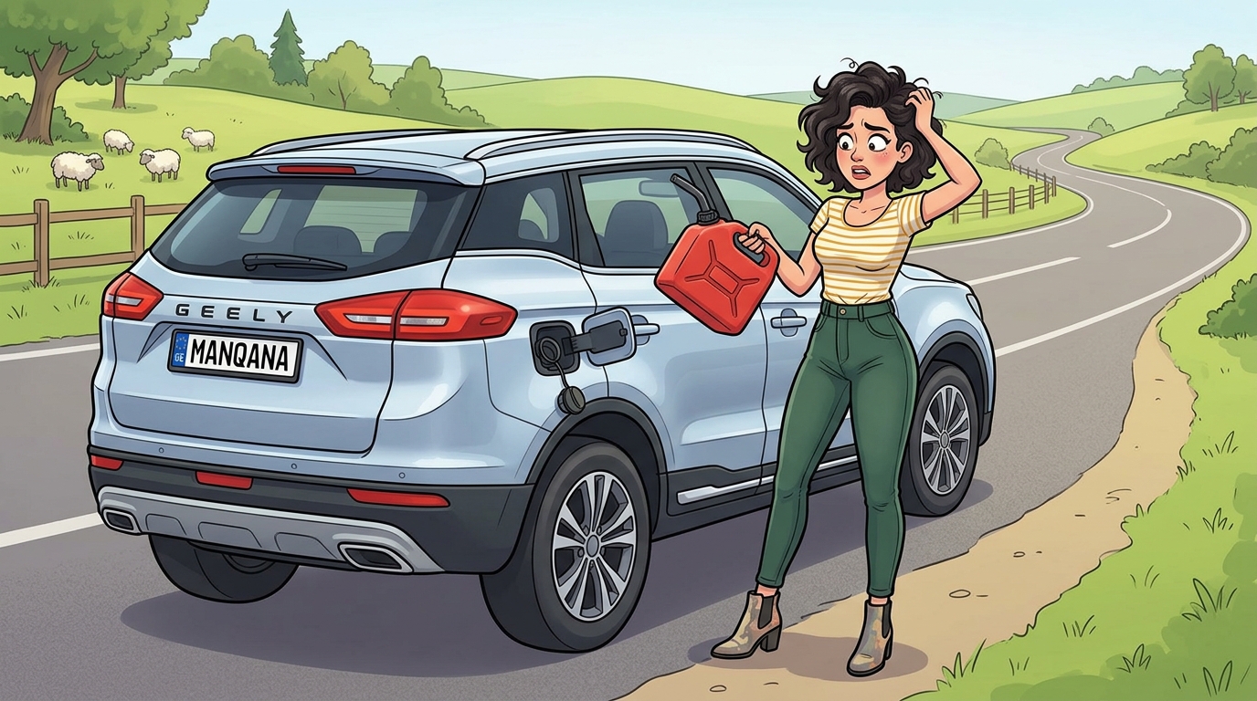 Geely Cityray. Как слить бензин из бака