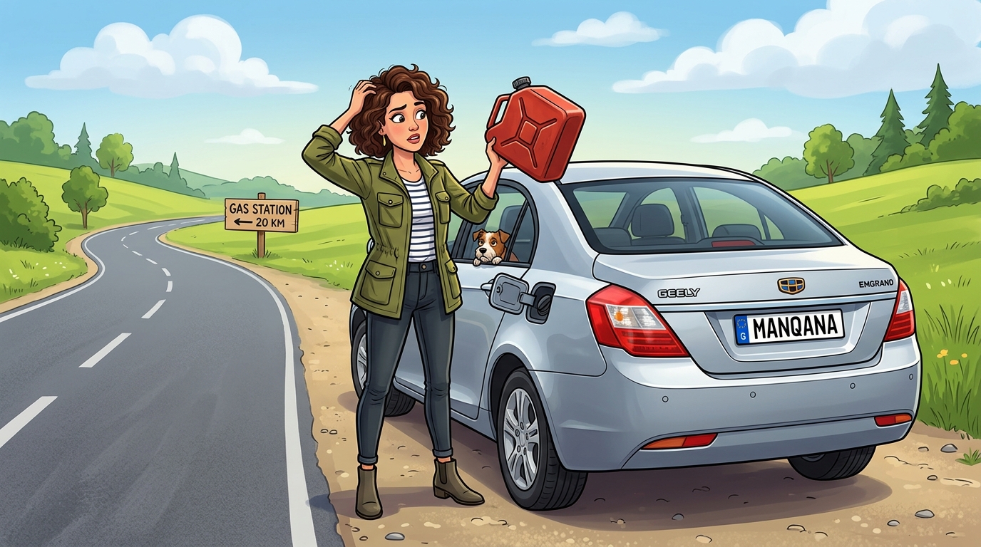 Geely Emgrand. Как слить бензин из бака