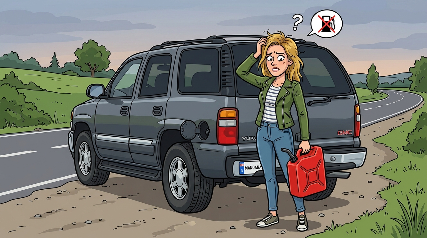 GMC Yukon. Как слить бензин из бака