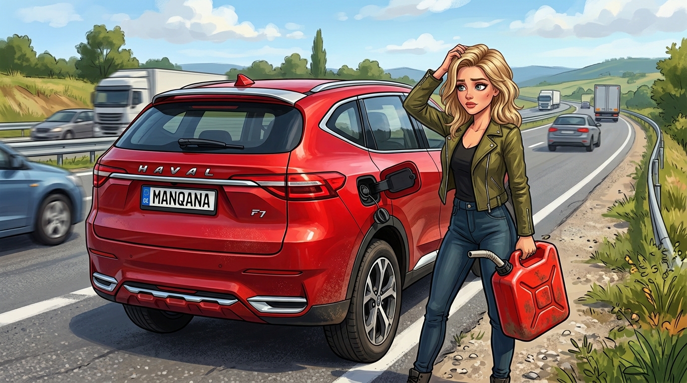 Haval F7. Как слить бензин из бака