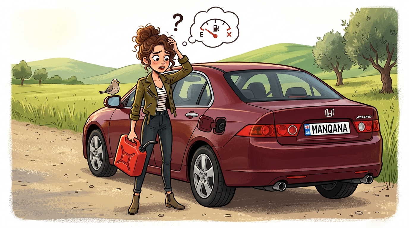 Honda Accord. Как слить бензин из бака