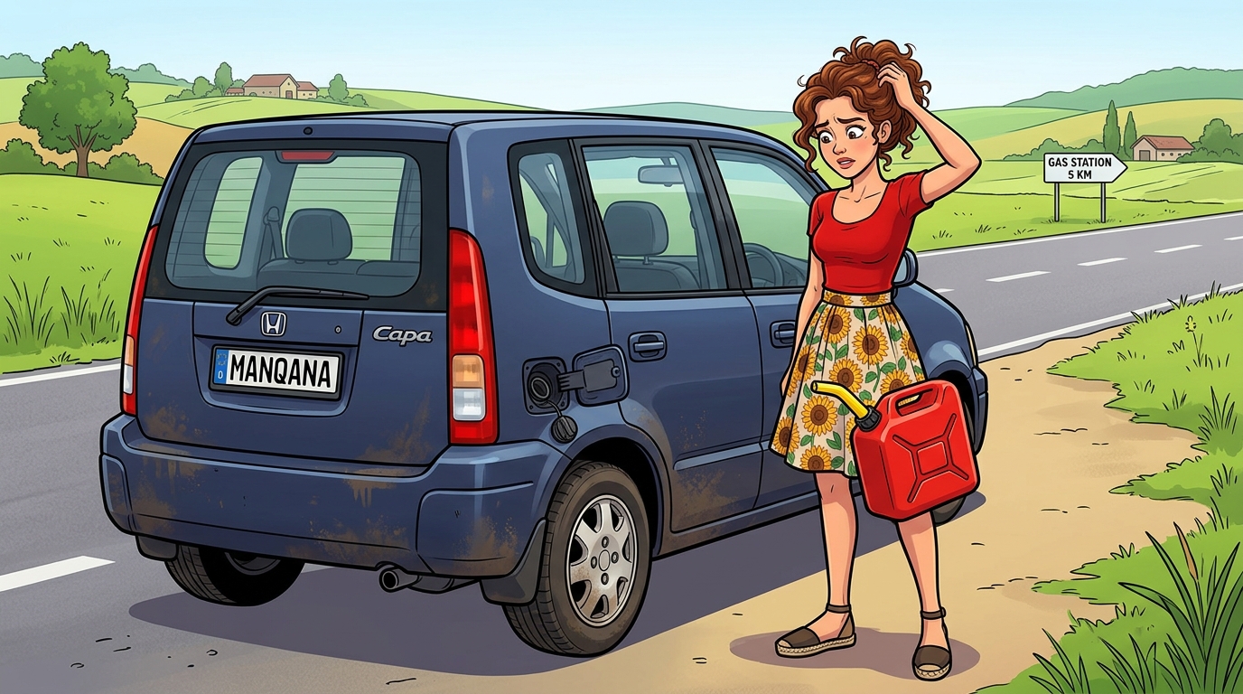 Honda Capa. Как слить бензин из бака