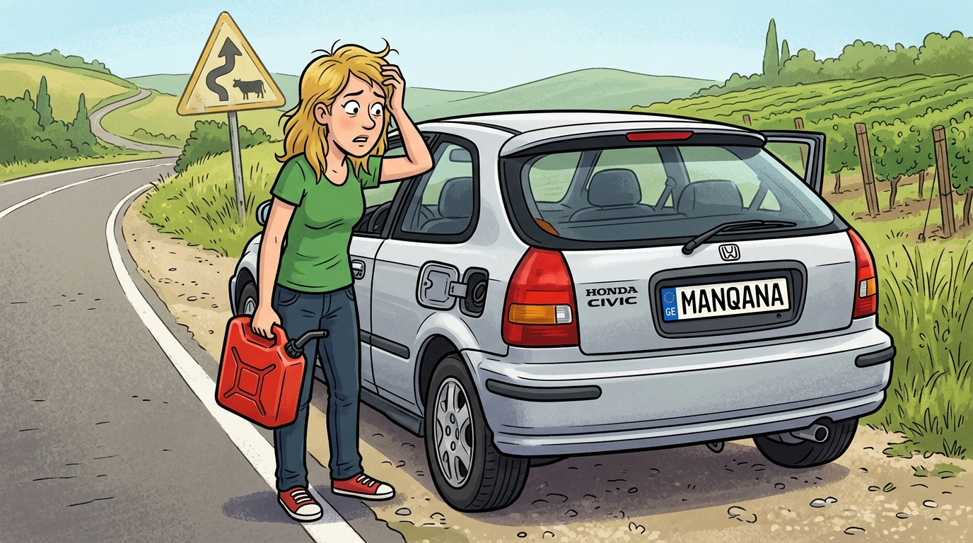 Honda Civic. Как слить бензин из бака