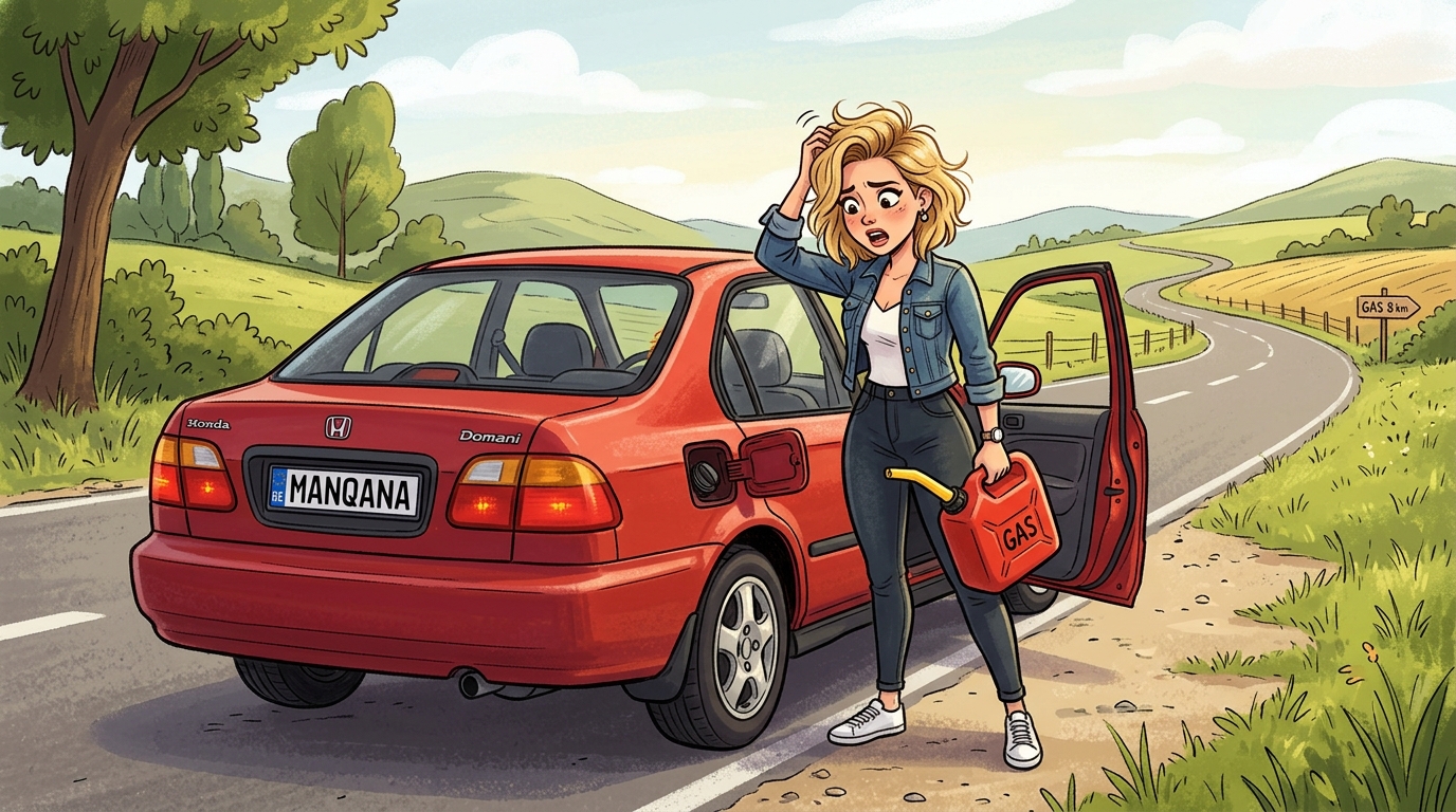 Honda Domani. Как слить бензин из бака