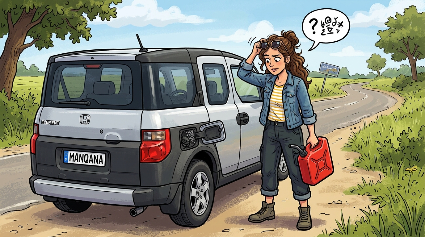 Honda Element. Как слить бензин из бака