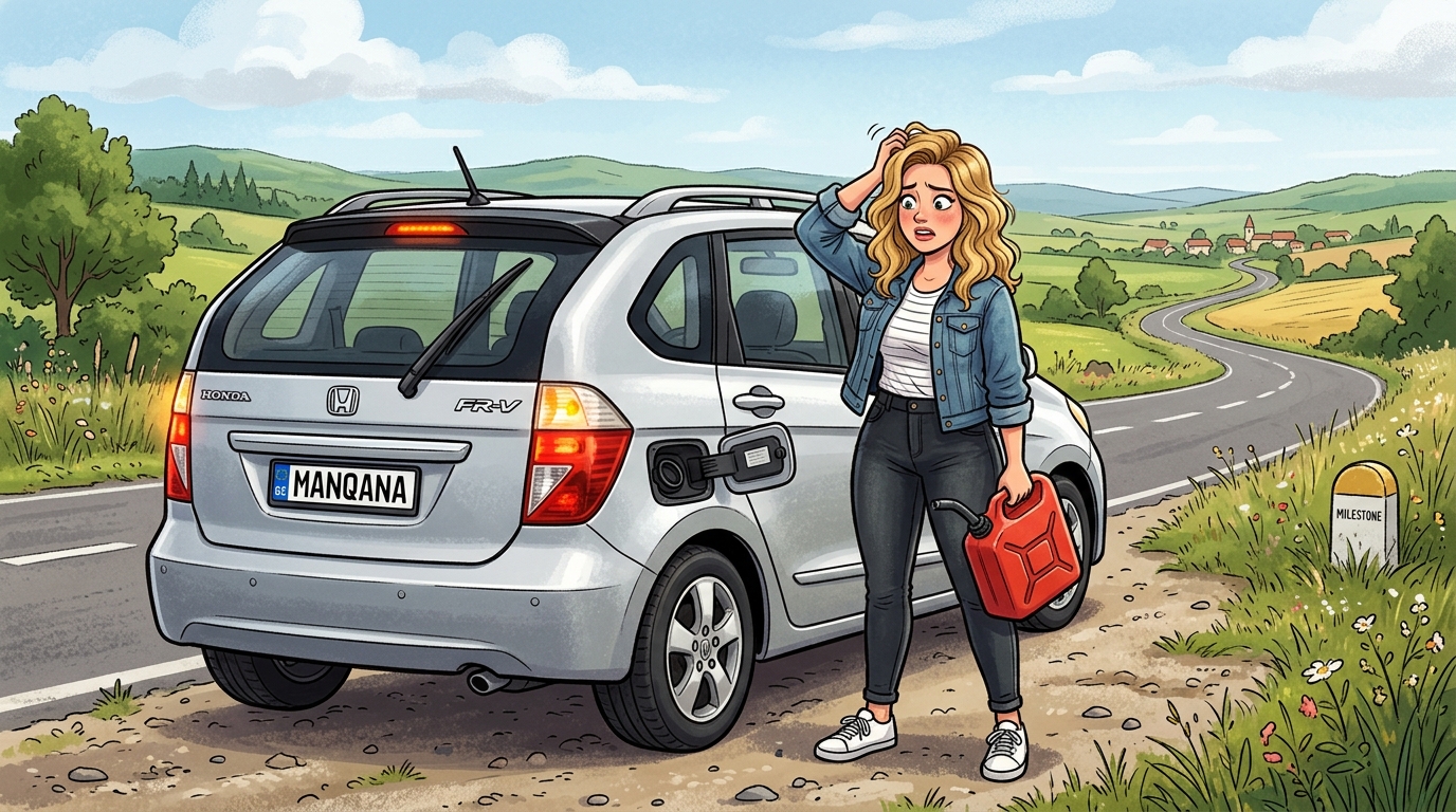 Honda FR-V. Как слить бензин из бака