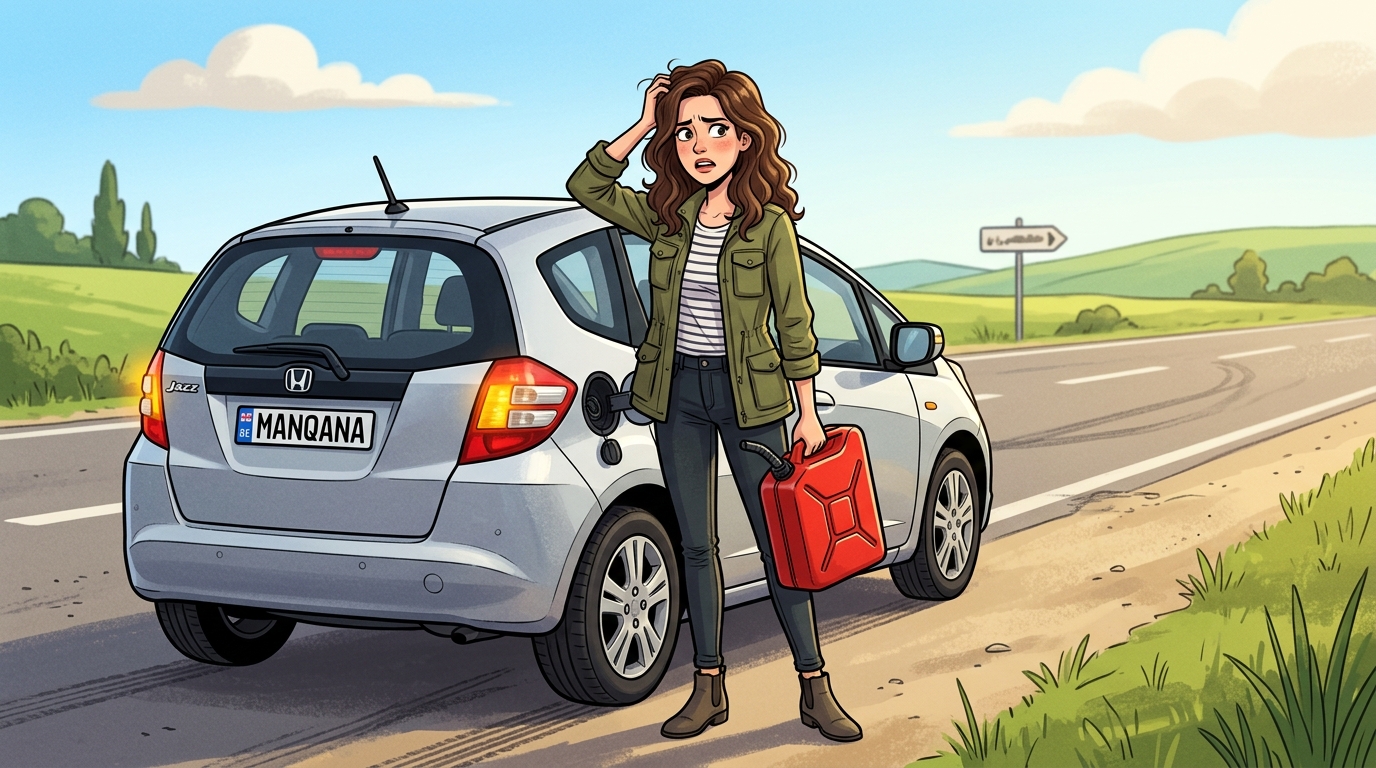 Honda Jazz. Как слить бензин из бака