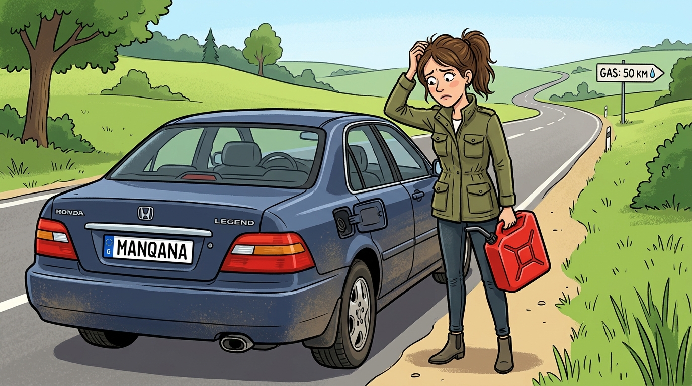 Honda Legend. Как слить бензин из бака