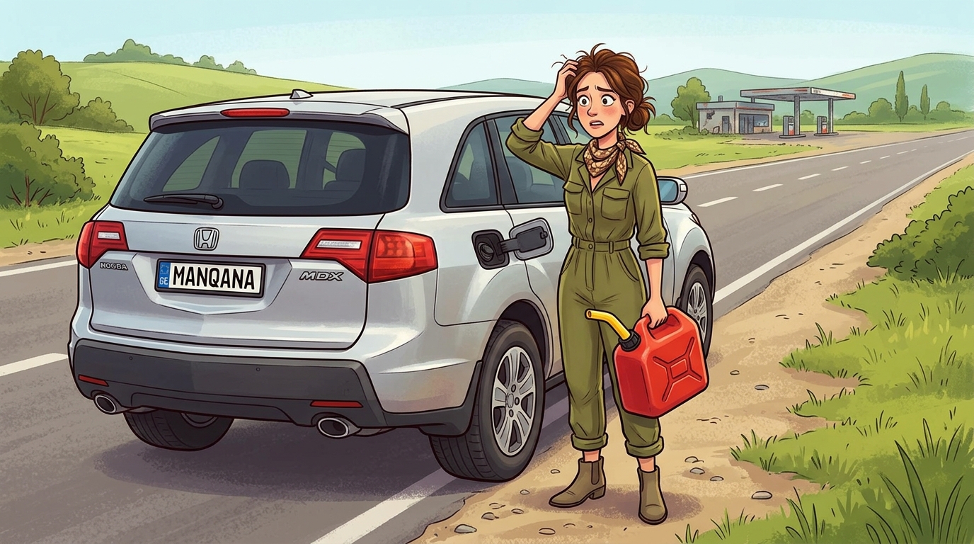 Honda MDX. Как слить бензин из бака