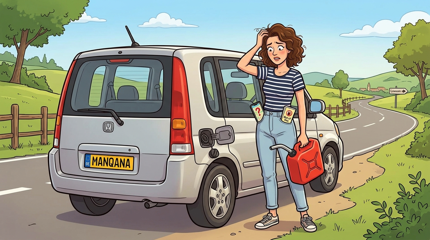 Honda Mobilio. Как слить бензин из бака