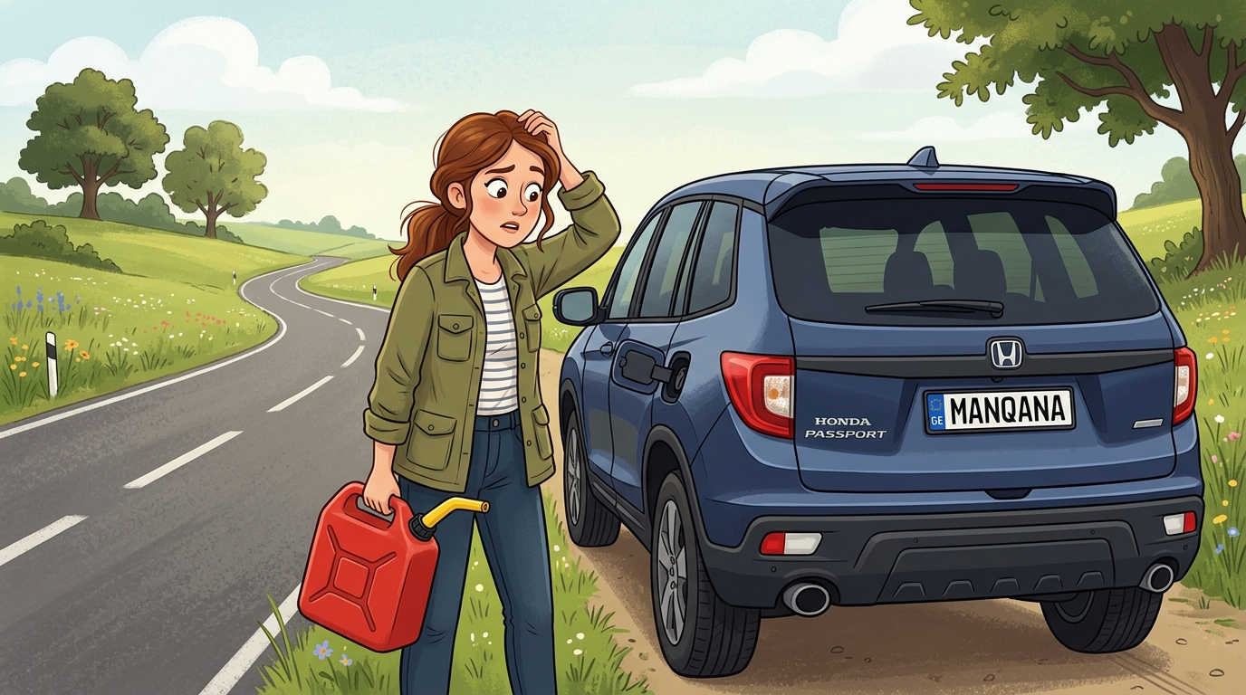 Honda Passport. Как слить бензин из бака