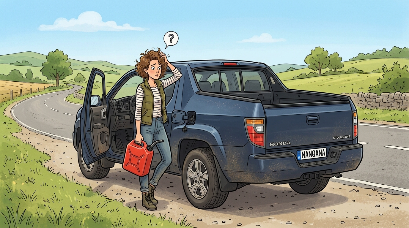 Honda Ridgeline. Как слить бензин из бака