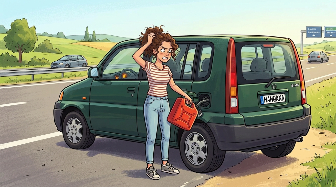 Honda S-MX. Как слить бензин из бака
