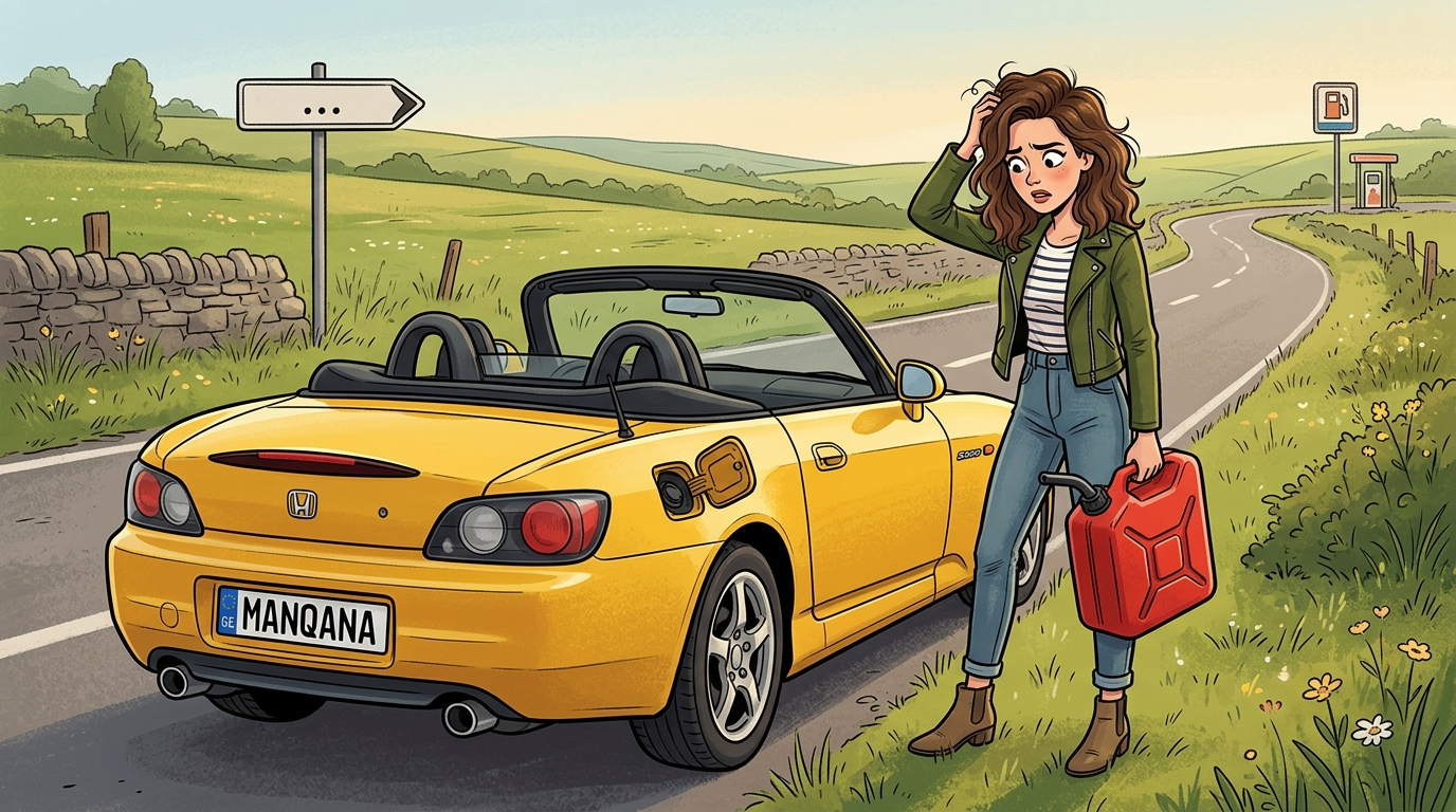 Honda S2000. Как слить бензин из бака