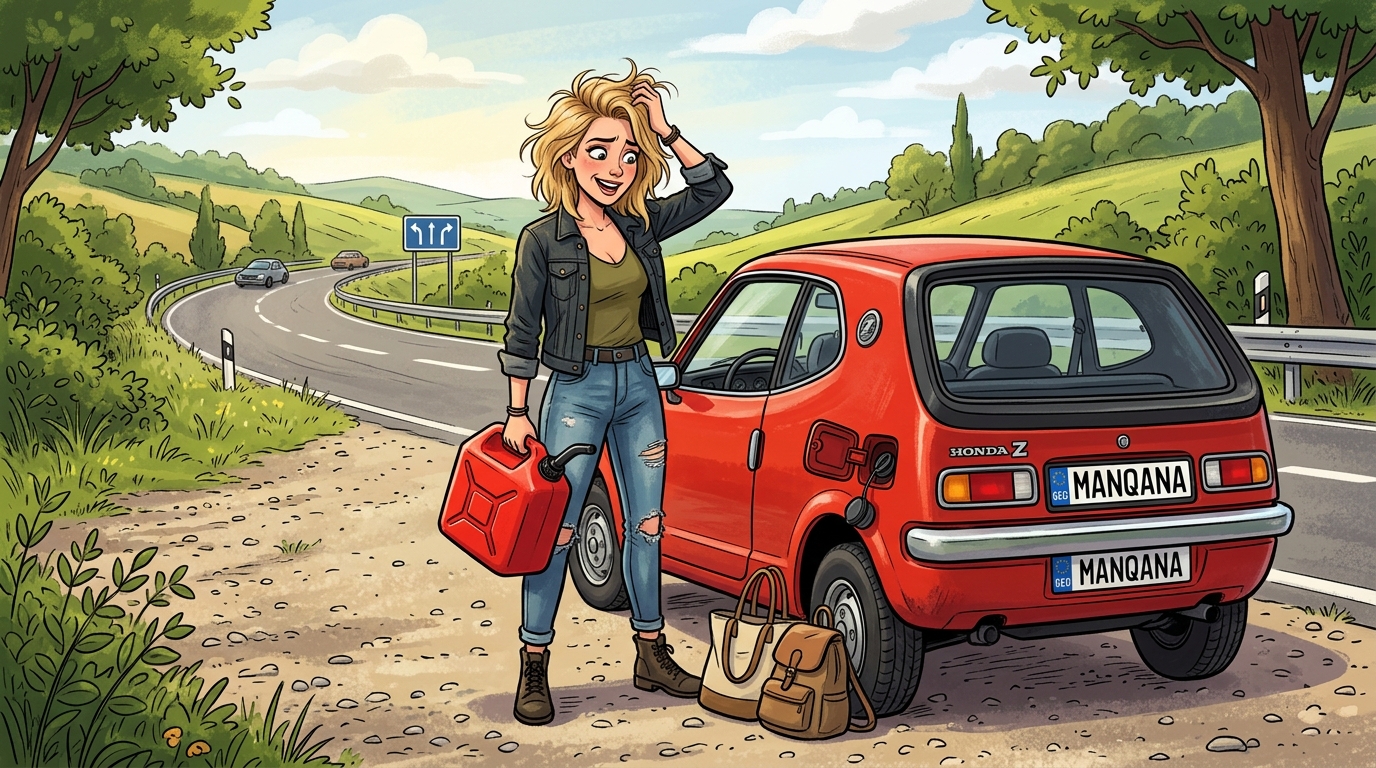 Honda Z. Как слить бензин из бака