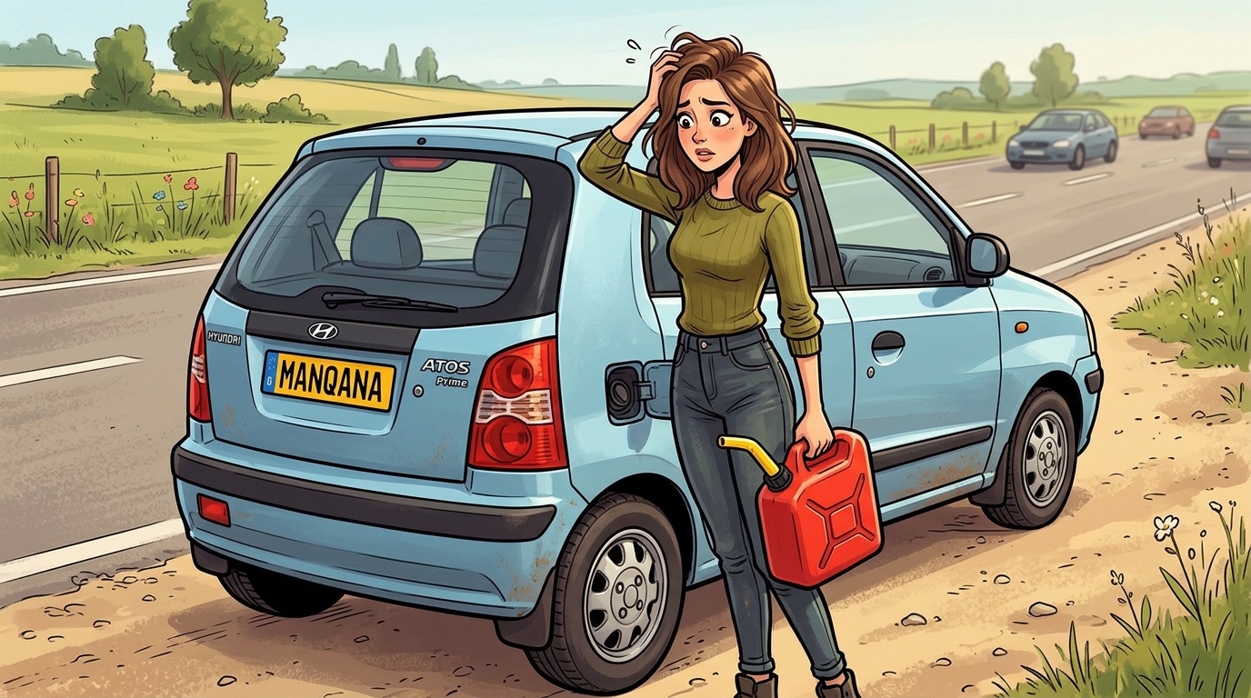 Hyundai Atos. Как слить бензин из бака