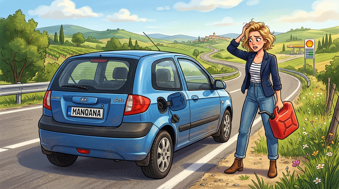 Hyundai Getz. Как слить бензин из бака