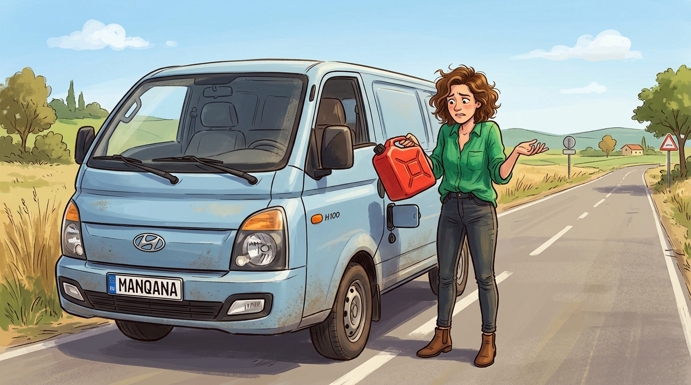 Hyundai H100. Как слить бензин из бака