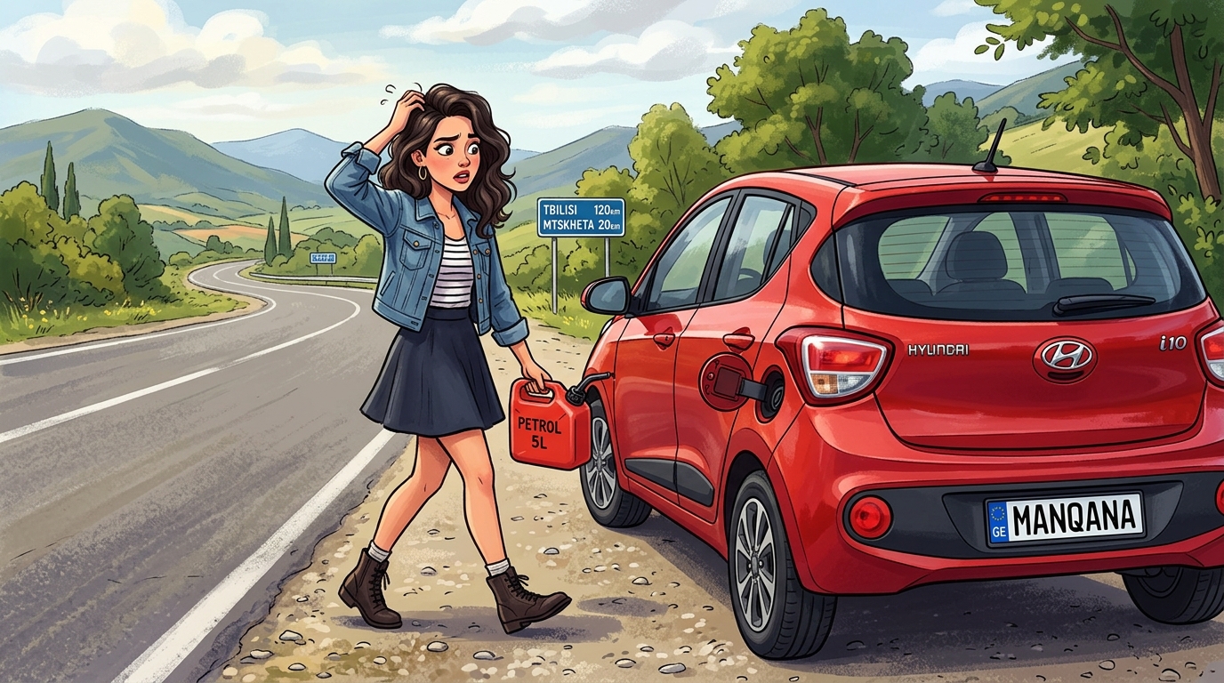 Hyundai i10. Как слить бензин из бака