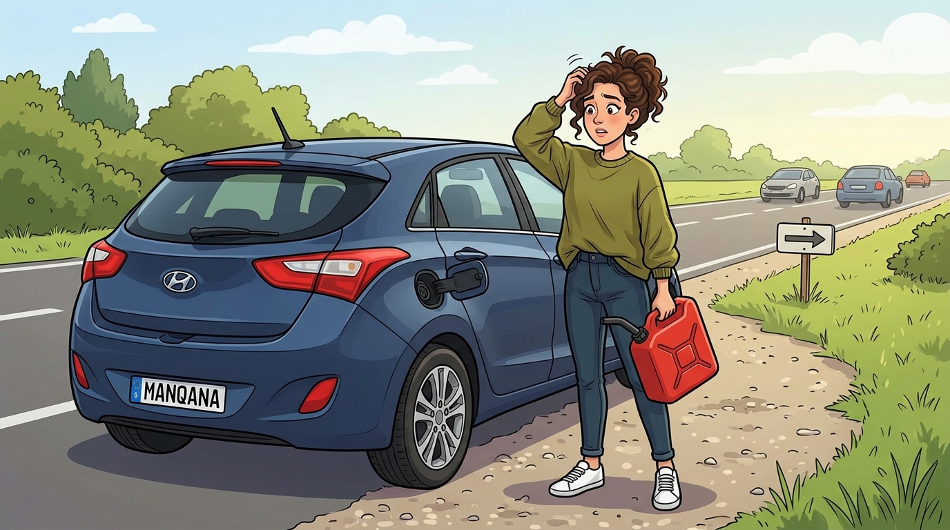 Hyundai i30. Как слить бензин из бака