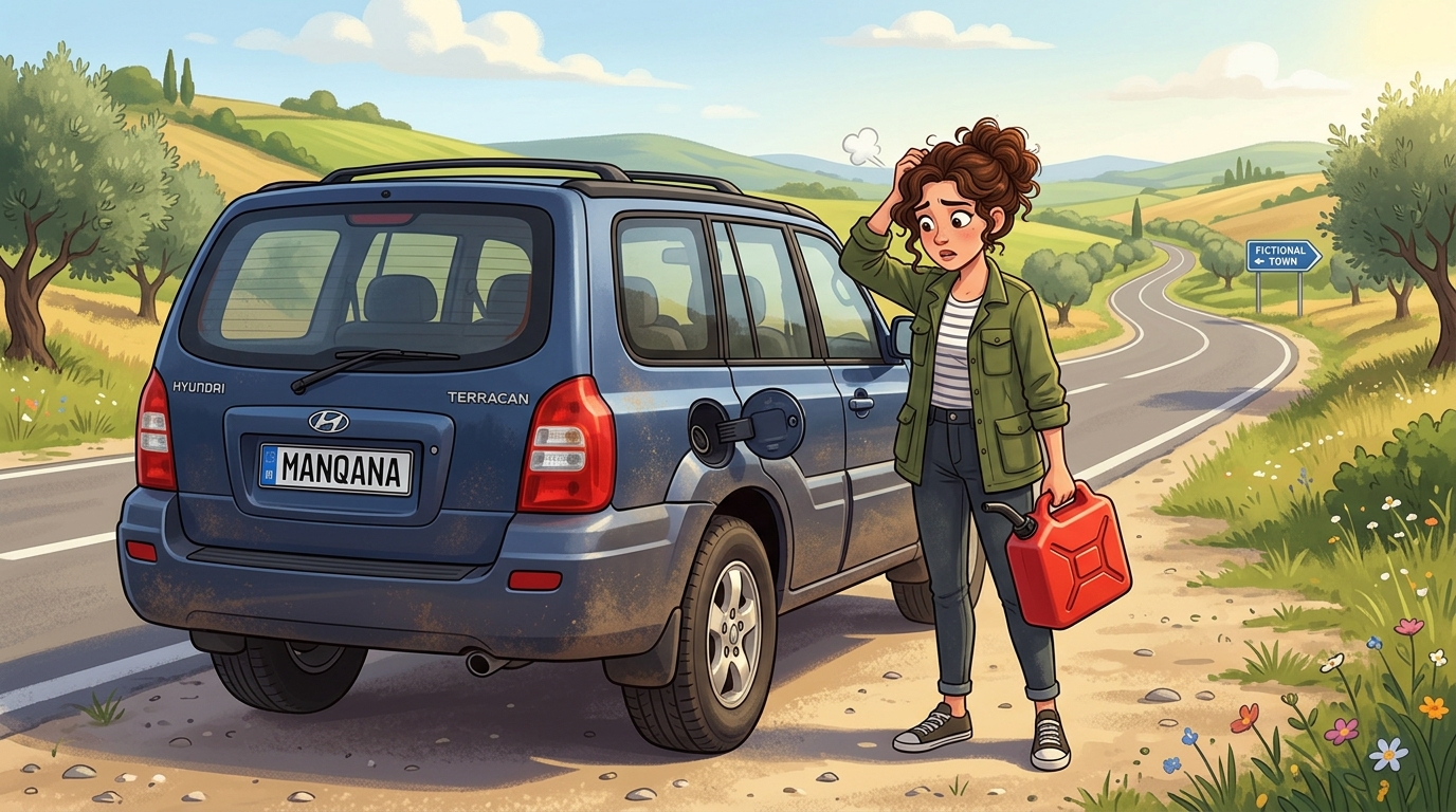 Hyundai Terracan. Как слить бензин из бака