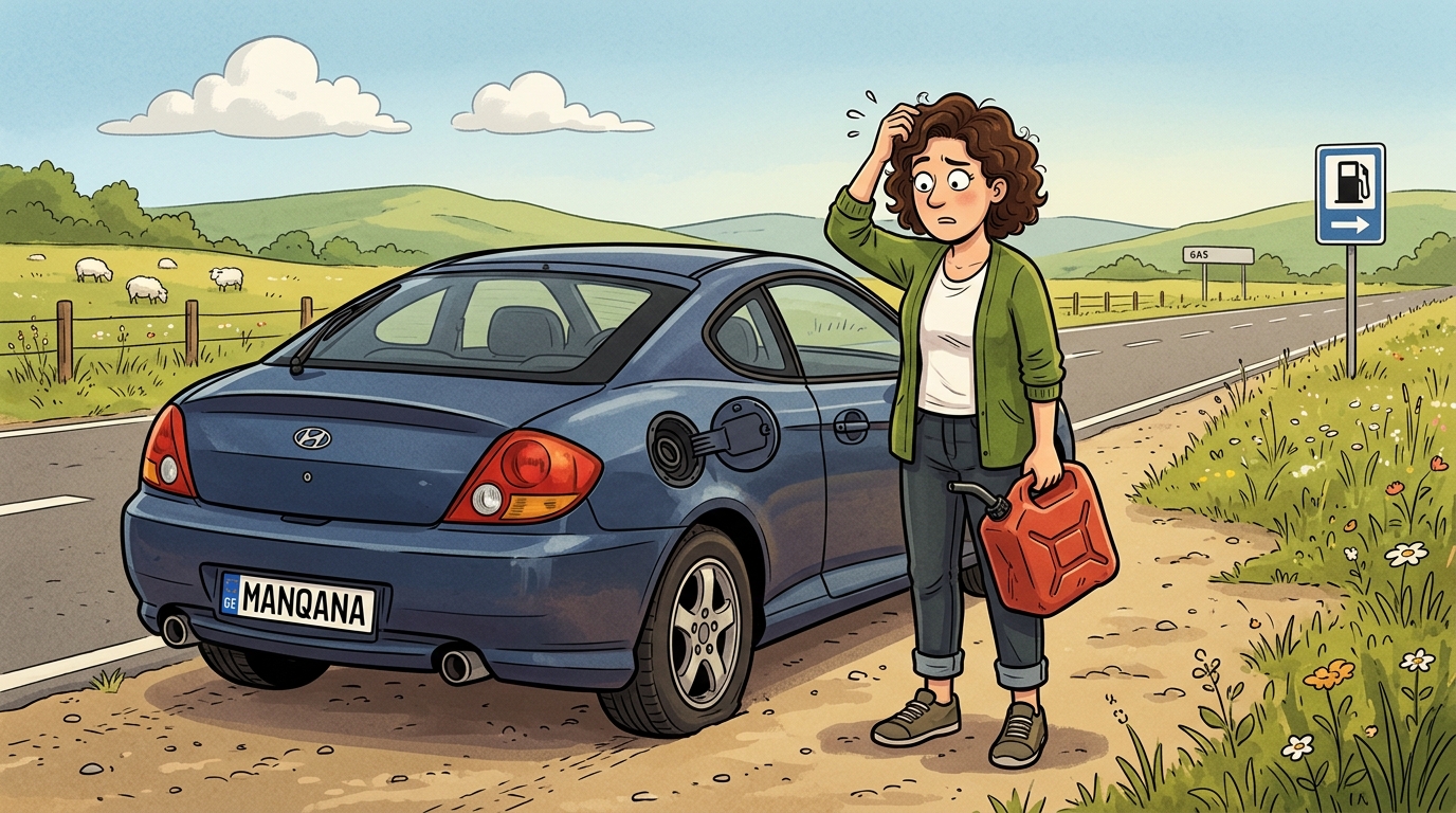 Hyundai Tiburon. Как слить бензин из бака