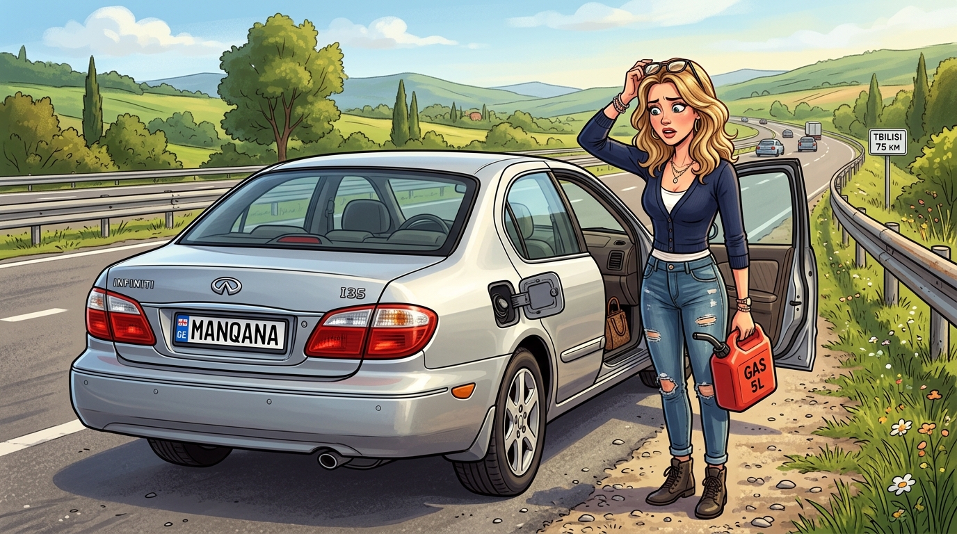 Infiniti I35. Как слить бензин из бака