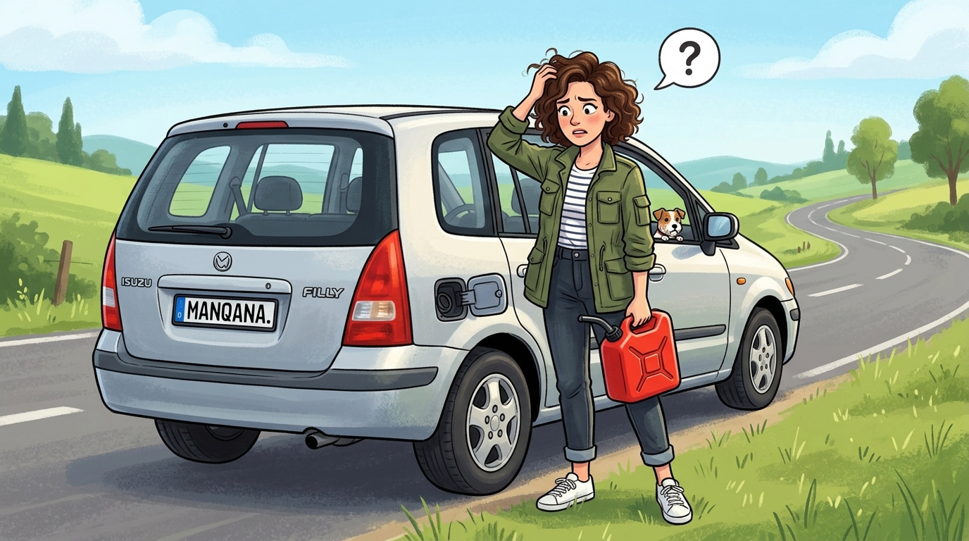 Isuzu Filly. Как безопасно слить бензин из бака