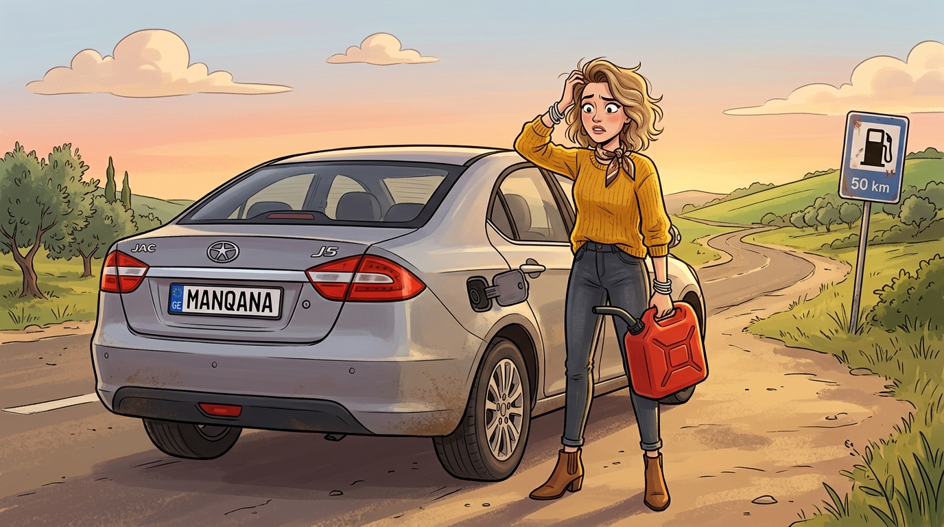 JAC J5. Как слить бензин из бака