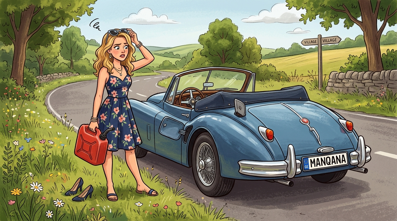Jaguar XK. Как слить бензин из бака