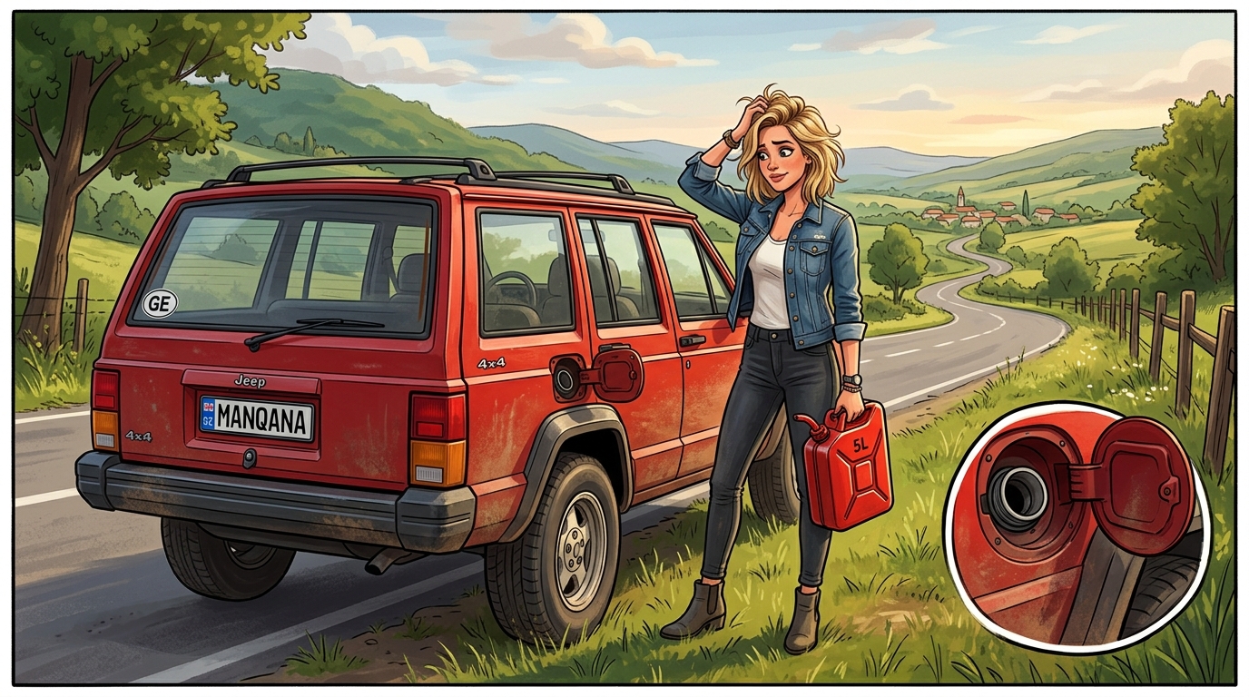 Jeep Cherokee. Как слить бензин из бака