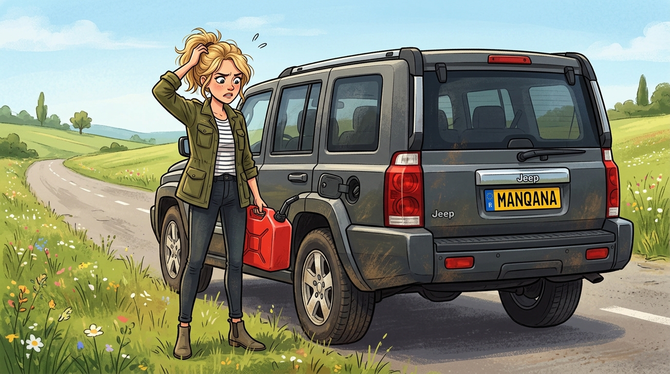Jeep Commander. Как слить бензин из бака