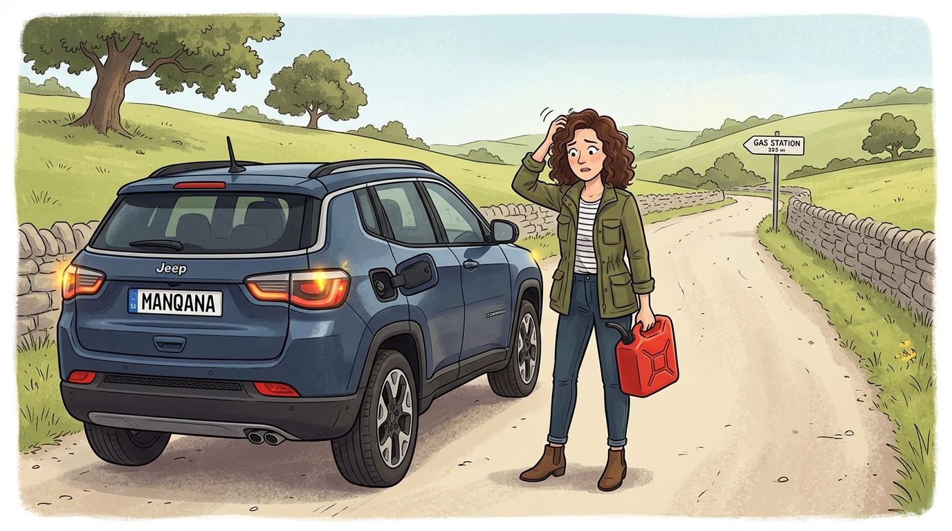 Jeep Compass. Как слить бензин из бака