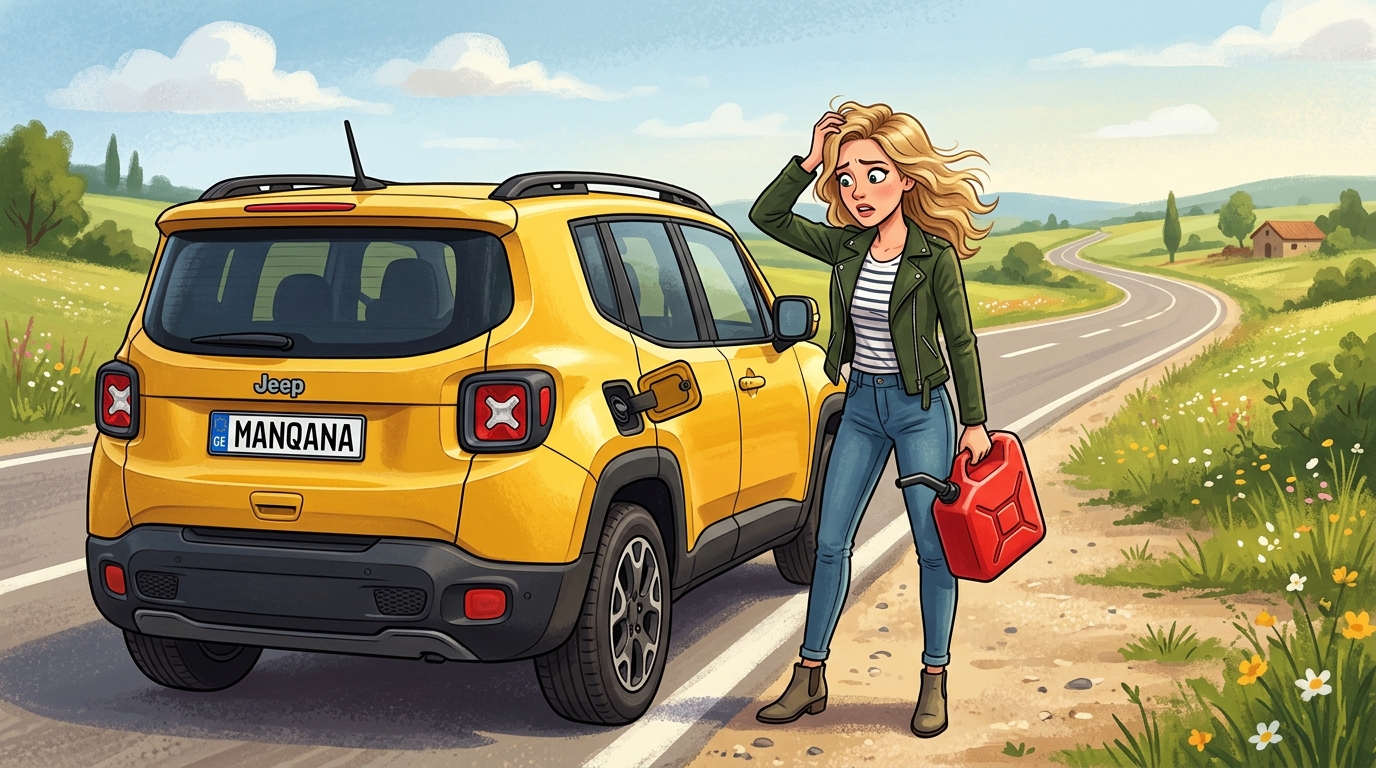 Jeep Renegade. Как слить бензин из бака