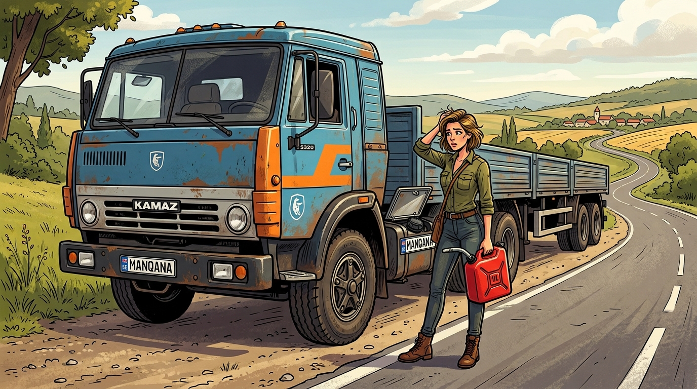KamAZ 5320. Как слить бензин из бака