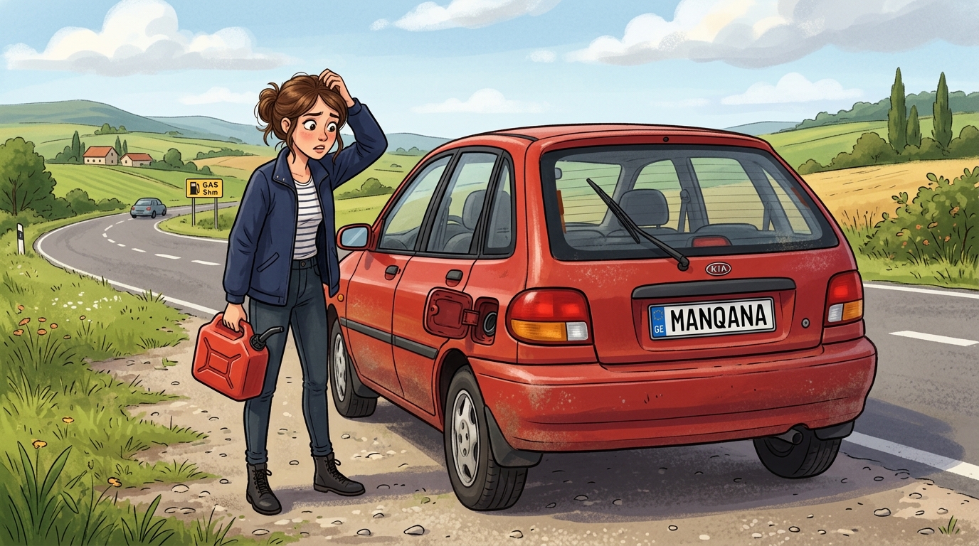 Kia Avella. Как слить бензин из бака