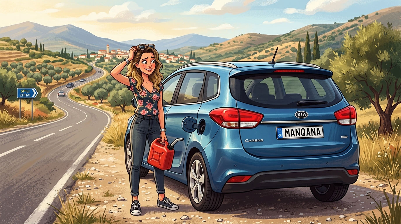 Kia Carens. Как слить бензин из бака