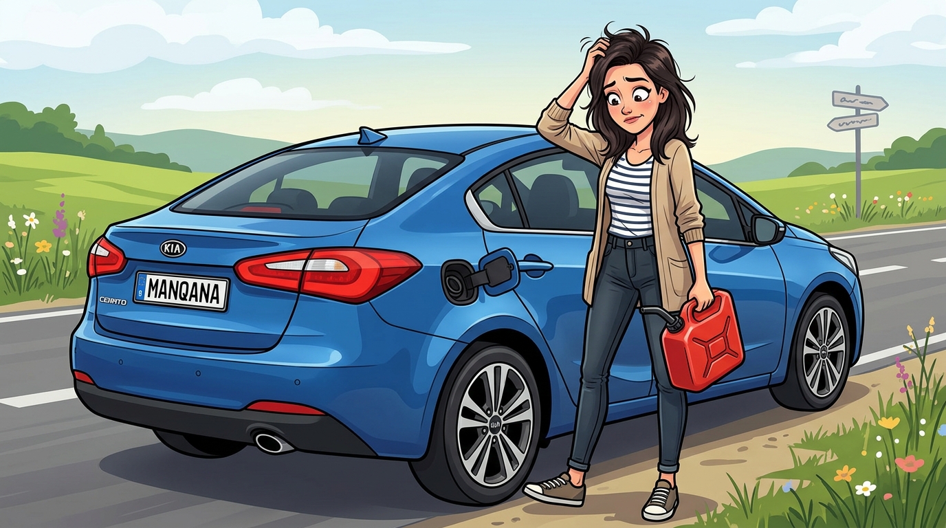 Kia Cerato. Как слить бензин из бака