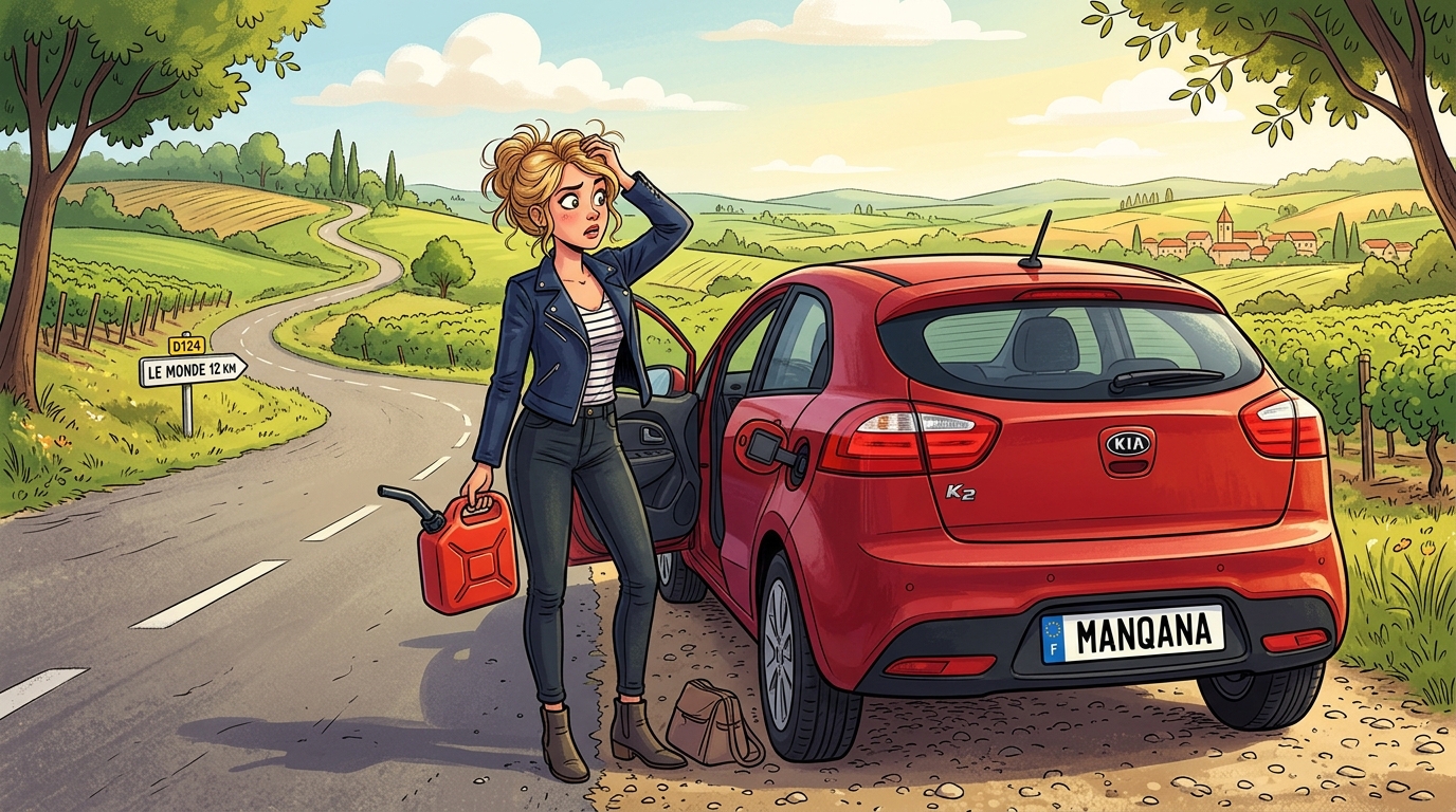 Kia K2. Как слить бензин из бака