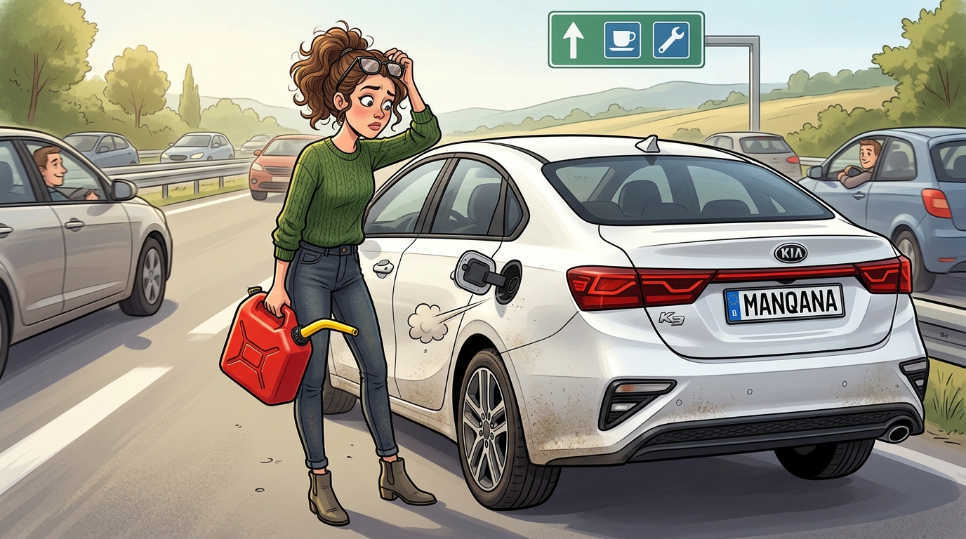 Kia K3. Как слить бензин из бака