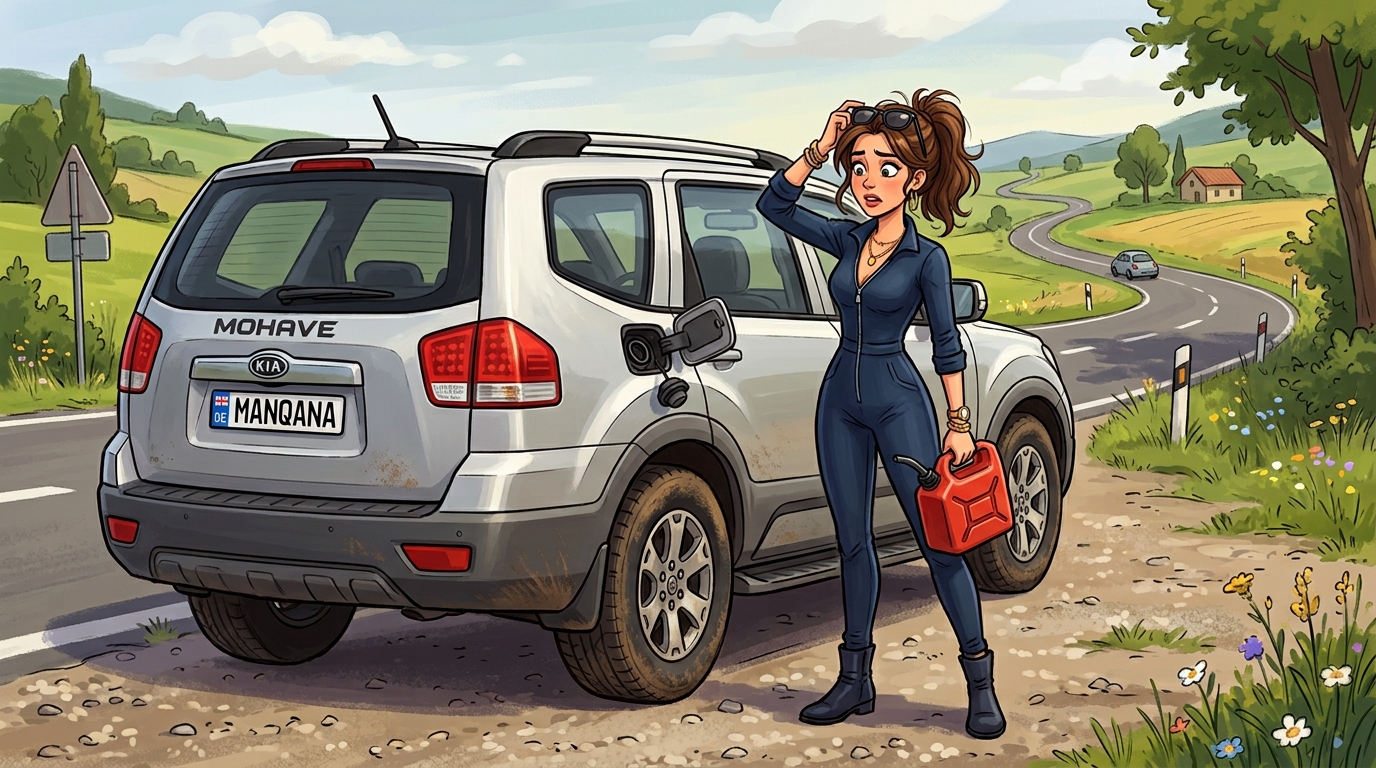 Kia Mohave. Как слить бензин из бака