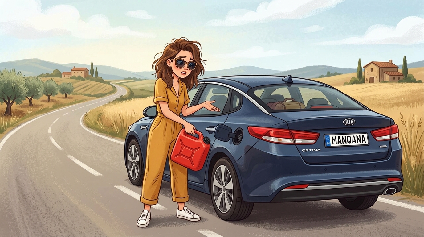 Kia Optima. Как слить бензин из бака